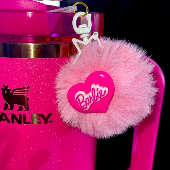 🎀 Barbie Straw Charm Keychain for Stanley 🎀 - Picture 1 of 1